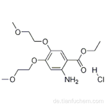 2-Amino-4,5-bis (2-methoxyethoxy) benzoesäureethylesterhydrochlorid CAS 183322-17-0